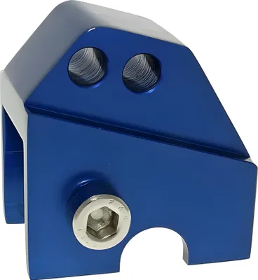 Produktbild von Höherlegungssatz CNC 2-Loch blau für Piaggio