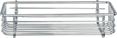 Produktbild von WENKO Ablage Chrom Aufbewahrung Korb Regal Gäste WC Bad Accessoires 25x6x12cm