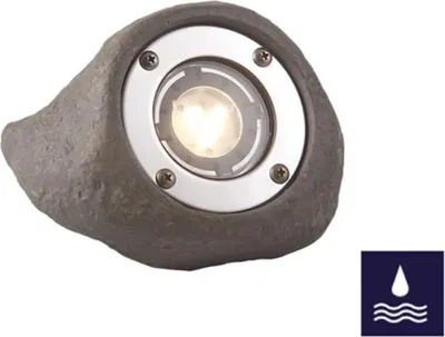 Produktbild von Garden Lights LED-Strahler Lapis Grau Polyresin 3577441
