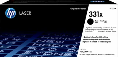 Zdjęcie produktu dla HP 331X - Wysoka wydajność - Czarny - Oryginalny - Kaseta z tonerem (W1331X)