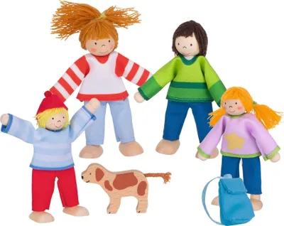 Produktbild von Biegepuppen Camping-Familie