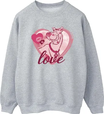 Obrázok produktu pre Scooby Doo - "Love Kisses" mikina pre ženy BI54622 (XXL) (Športová sivá)