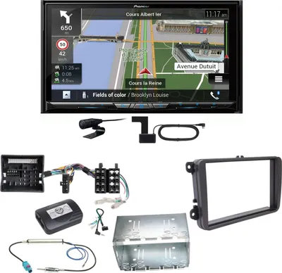 Produktbild von Pioneer AVIC-Z930DAB Navigation USB CD Einbauset für Tiguan Amarok Caddy Jetta