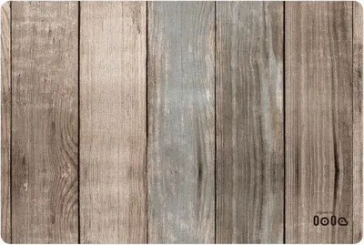 Produktbild von Lola Platzset Cabane Playa Untersetzer Tischdekoration Tisch decken Holz Holzstruktur 4 stück 30x45cm