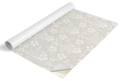 Produktbild von Tulup Möbelfolie - Klebefolie Möbel - Selbstklebende Folie 100x50 cm - Möbelfolie Schrank - Folie für Möbel - Möbelfolie Küche - Wasserdicht - Abwaschbar - Selbstklebend - Luftblasenfrei - Blumenmuster