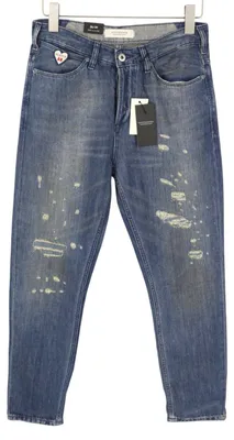 Zdjęcie produktu dla Scotch & Soda L'adorable Boyfriend Women Jeansblue Linen Blend Distress - 26