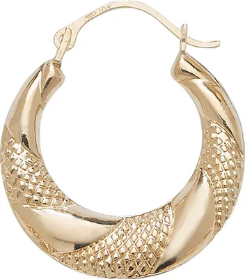 Produktbild von 9 Karat (375) Gold Damen - Paar Creolen - 23mm*21mm; TRS11471