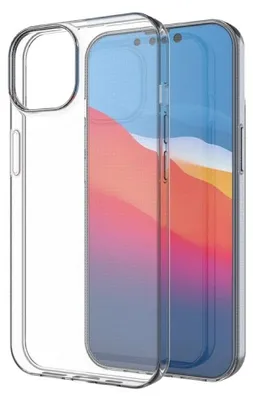 Produktbild von Silikonhülle für iPhone 15 Pro Max – Transparent