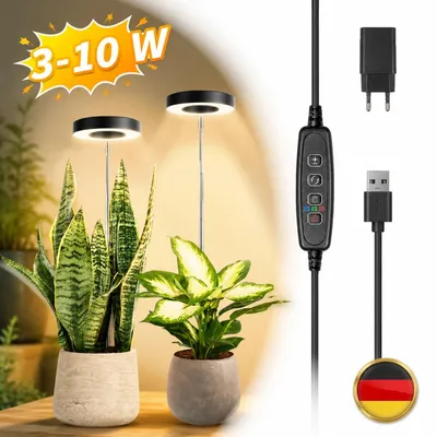 Produktbild von LED Pflanzenlicht Vollspektrum Grow Pflanzenlampe Streifen Wachstumslampe Timer