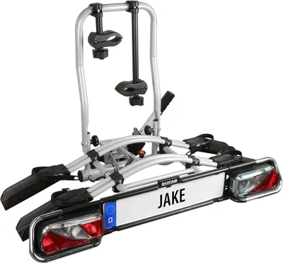 Image de Support pour vélos pour 2 vélos électriques - Râtelier à vélos - Porte-vélos pour attelage - Support pour vélos électriques - Porte-vélos