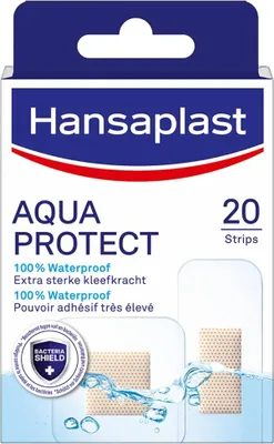 Image de Hansaplast - Aqua Protect - Pansements adhésifs résistants à l'eau - Résistants à l'eau - Soins des plaies - 20 pansements - 1 pièce