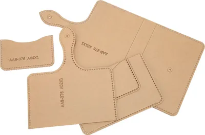 Produktbild von Acryl-Taschen-Schablonenset, Passtaschen-Musterherstellungs-Schablone, Laserschneid-DIY-Lederhandwerkswerkzeug
