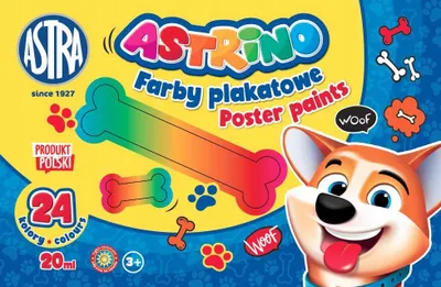 Produktbild von Astrino Plakatfarben 24 Farben - 20Ml 8051