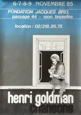 Obrázek produktu pro Henri Goldman – 1985 – Plakát – 39 x 55 cm