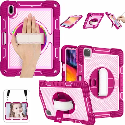 Produktbild von Für Apple iPad Pro 11.0 2022 / 2021 / 2020 360 Grad Tablet Case Hülle