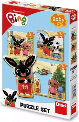 Image de DINO Baby puzzle Bing et ses amis 3in1 (3,4,5 pièces)