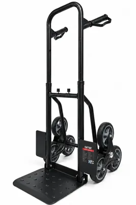 Produktbild von DeTec. Sackkarre für Treppen klappbar bis 150 kg – Treppensackkarre Transportkarre Treppensteiger für Umzug Lager Werkstatt