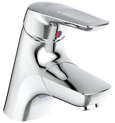 Immagine prodotto di Ideal Standard Ceramix Blue Mitigeur monocommandé pour lavabo, lift, avec vidage, chrome, A5654AA, A5654AA