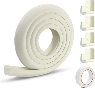 Productafbeelding van Famanu hoekbeschermers met 4 stuks, extra dikke tafelbeschermer, wit