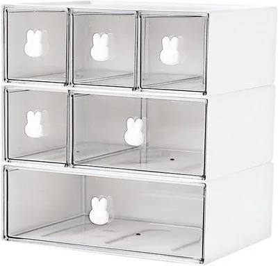 Immagine prodotto di Organizer per armadio - 3 ripiani - Impilabile - 3 livelli - per camera da letto - ufficio - cucina - bagno
