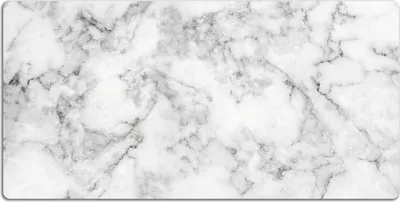 Produktbild von Schreibtischmatte Tischunterlage 100x50 cm Mauspad - weisser Marmor