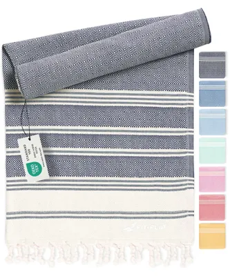 Produktbild von Fit-Flip Hamamtuch aus 100% Baumwolle saugfähig und schnelltrocknend