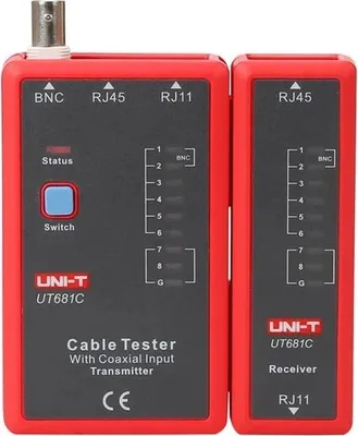 Produktbild von Netzwerk Rj45 & Telefon Rj11 & Bnc Kabel Tester Ut681c