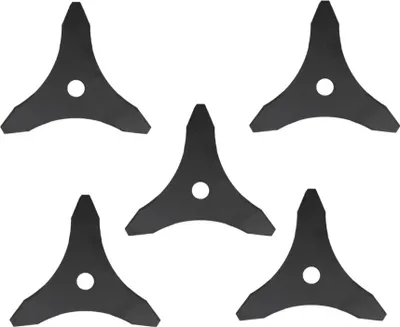Produktbild von 5x Trade-Shop Dickichtmesser / Schneideklinge 3-Zahn 255 x 25,4mm kompatibel mit Makita DBC250 DBC290 DBC300 DBC340 / Motorsensen, Freischneider