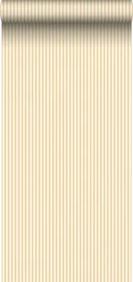 Zdjęcie produktu dla Sanders & Sanders Tapeta paski żółtym 50 x 900 cm