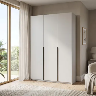 Produktbild von Masseno Drehtürenschrank AMARA 148/204/58cm 3-türig Kaschmir