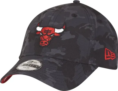 Produktbild von New Era 9Forty KIDS Cap - DARK CAMO Chicago Bulls - Child