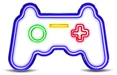 Produktbild von SBS LED-Leuchtschild "Ready To Play" mit Neon-Effekt für den Innenbereich