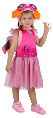 Produktbild von Paw Patrol Kostüm für Mädchen - Marshall & Chase, Rosa