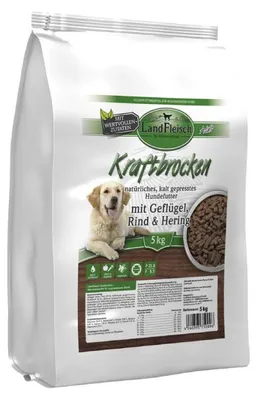 Produktbild von Landfleisch Dog Natur Kraftbrocken kaltgepresst 5kg