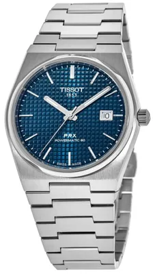 Produktbild von Tissot PRX Powermatic 80 Herren Automatikuhr Edelstahl Blau T137.407.11.041.00