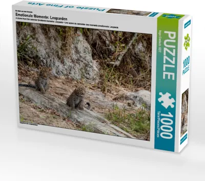 Produktbild von Calvendo Ein Motiv aus dem Kalender Emotionale Momente: Leoparden 1000 Teile Puzzle quer 640x480mm, Gerlach GDT Ingo; 7283641