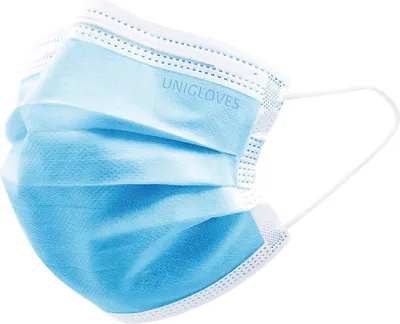 Produktbild von Unigloves | OP-Mundschutz | Profil Plus SMALL | blau