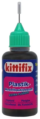 Produktbild von Kittifix Plastik Modellbauklebstoff extra flüssig 26g