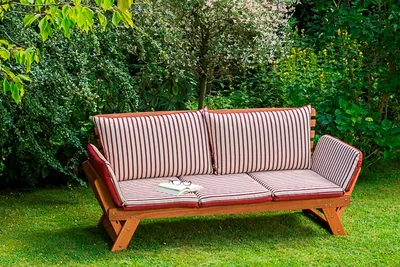 Produktbild von Merxx Liegenbank - Farbe: braun/rot/beige; 25925-310