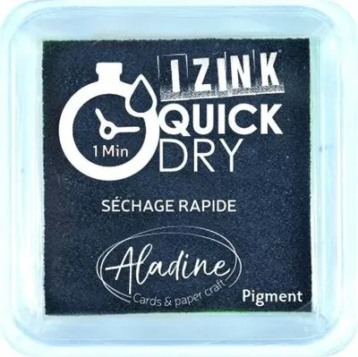 Obrázek produktu pro Razítkovací polštářek IZINK Quick Dry rychleschnoucí - černý