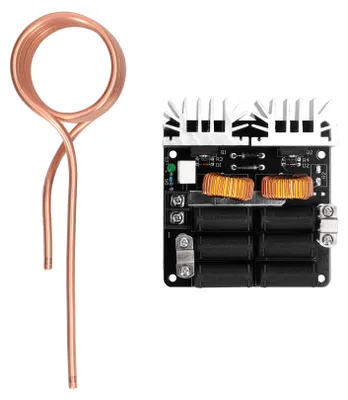Obrázek produktu pro 1000W ZVS indukční ohřívací modul - nízkonapěťová topná spirála a flyback driver s měděnou trubicí pro kutilské kalení a popouštění malých dílů