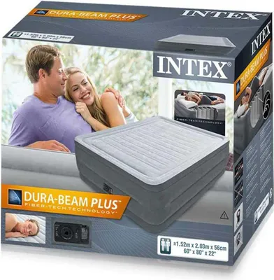 Produktbild von Intex Luftbett Comfort Plush High Rise Queen 152x203x56 cm 2 Personen