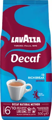 Produktbild von Lavazza Caffè Decaffeinato Intenso ganze Bohne 500g