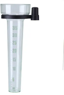 Zdjęcie produktu dla Miernik opadów do ogrodu, pielęgnacja ogrodu, na zewnątrz – precyzyjny plastikowy miernik opadów o pojemności 35 mm z dokładnym pomiarem
