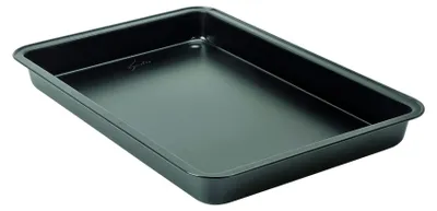 Imagen del producto de Bandeja de horno - 42 x 29 x 4 cm - Acero inoxidable - Antiadherente - Negro