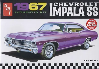 Produktbild von AMT 981 Chevrolet Impala SS 1967 Kunststoffbausatz 1:25