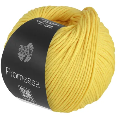 Produktbild von Lana Grossa PROMESSA 50 g weich gefülltes Schlauchgarn 125 m, Farbe:012 - Gelb