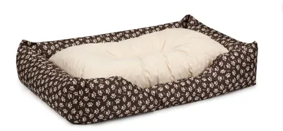Produktbild von BedDog Hundebett MIMI, Hundesofa,Hundekissen,(XL) ca. 100x85x23cm,SAND-DOG (braun/muster)
