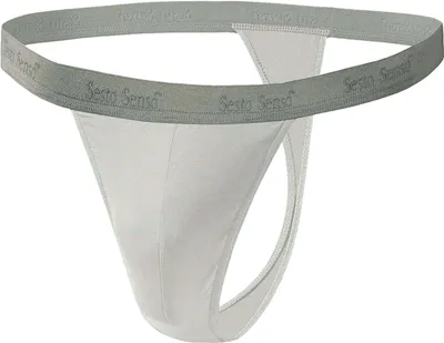 Produktbild von Sesto Senso Herren STRING TIGER Slip Unterwäsche Tanga Thong Unterhose Männer Pants - Beige - XL