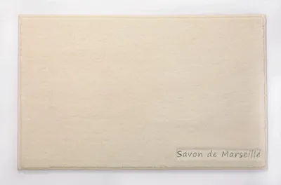 Produktbild von Spirella Badteppich Badematte Duschvorleger Sormiou 100% Polyester flauschig | rutschhemmend | geeignet für Fußbodenheizung | 50x80 cm | Natural Creme